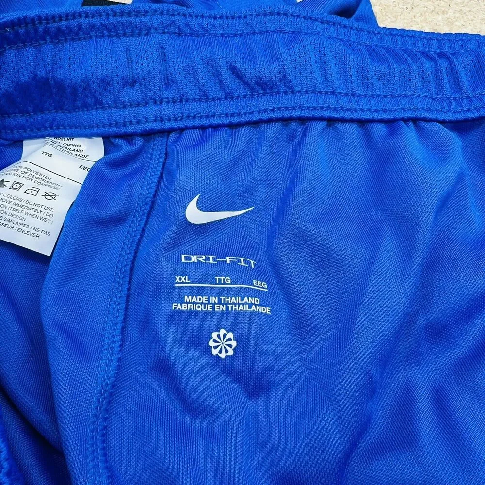 NEW XXL Barcelona Nike 2021/22 Third Stadium Performance Shorts Blue DB5910-405